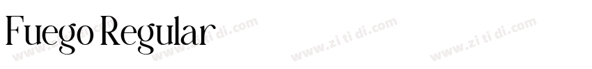 Fuego Regular字体转换 Fuego Regular字体转换
